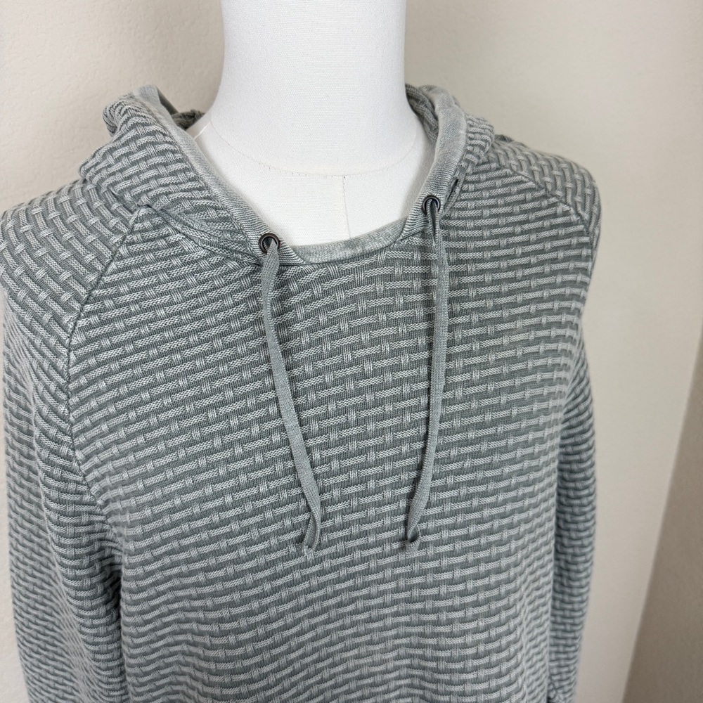 Carbon 2 Cobalt Hudson hoodie, textured sweater- Men's size XL - Picture 3 of 7